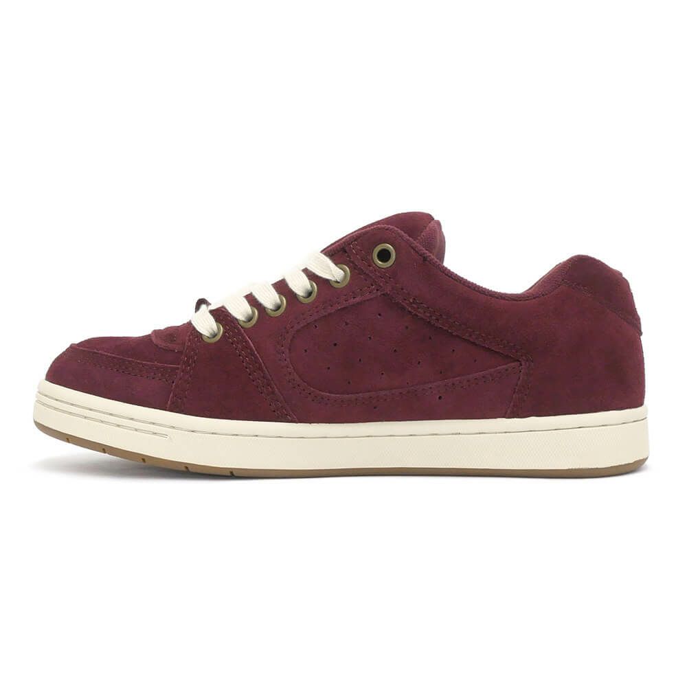 ES SHOES エス シューズ スニーカー アクセル ACCEL BURGUNDY/TAN スケートボード スケボー 5
