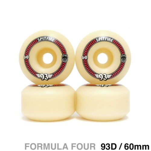 SPITFIRE WHEEL スピットファイヤー ウィール FORMULA FOUR (F4) CLASSIC 93D SOFT SLIDERS 60mm スケートボード スケボー 1