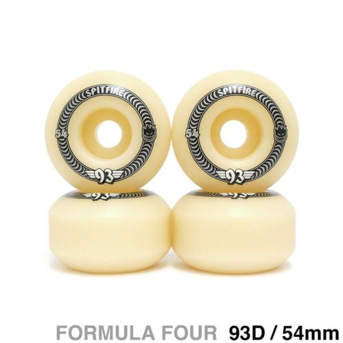 SPITFIRE WHEEL スピットファイヤー ウィール FORMULA FOUR (F4) CLASSIC 93D SOFT SLIDERS 54mm スケートボード スケボー 1