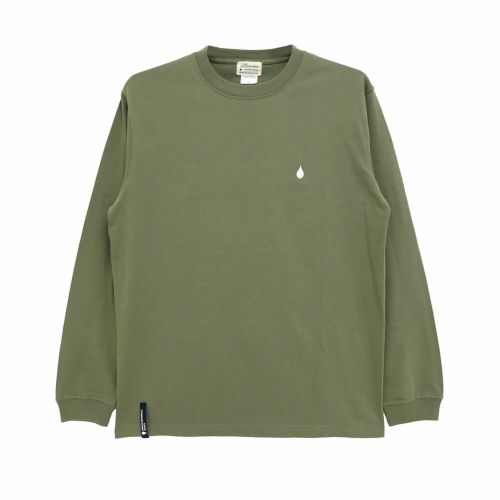 COLOR COMMUNICATIONS LONG SLEEVE カラーコミュニケーションズ ロングスリーブTシャツ 3C DIAMONDS LIGHT OLIVE スケートボード スケボー 1