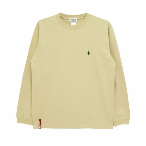 COLOR COMMUNICATIONS LONG SLEEVE カラーコミュニケーションズ ロングスリーブTシャツ 3C DIAMONDS SAND BEIGE スケートボード スケボー 1