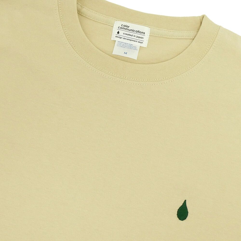 COLOR COMMUNICATIONS LONG SLEEVE カラーコミュニケーションズ ロングスリーブTシャツ 3C DIAMONDS SAND BEIGE スケートボード スケボー 2