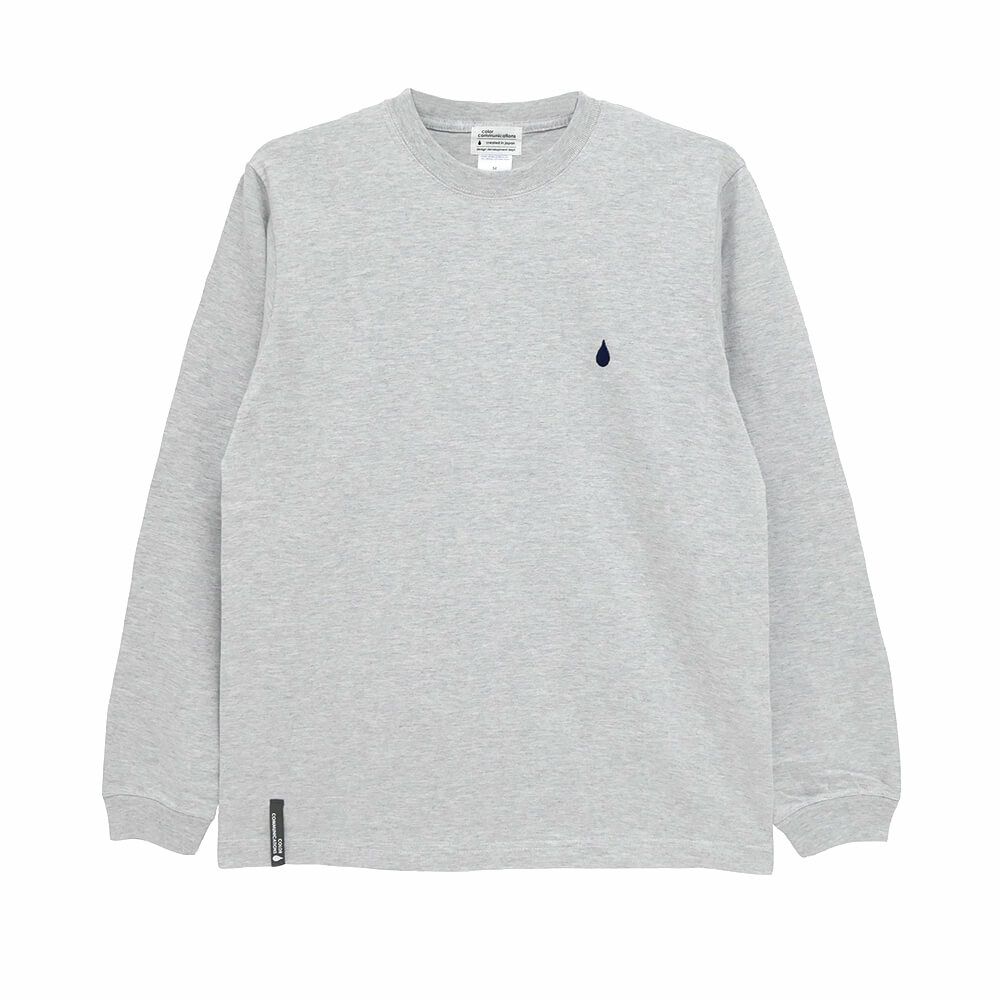 COLOR COMMUNICATIONS LONG SLEEVE カラーコミュニケーションズ ロングスリーブTシャツ 3C DIAMONDS ASH スケートボード スケボー 1