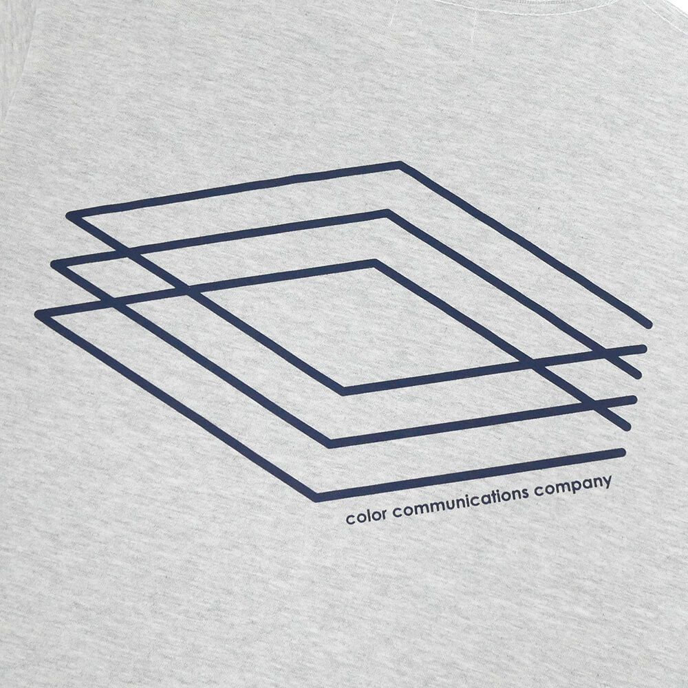 COLOR COMMUNICATIONS LONG SLEEVE カラーコミュニケーションズ ロングスリーブTシャツ 3C DIAMONDS ASH スケートボード スケボー 4