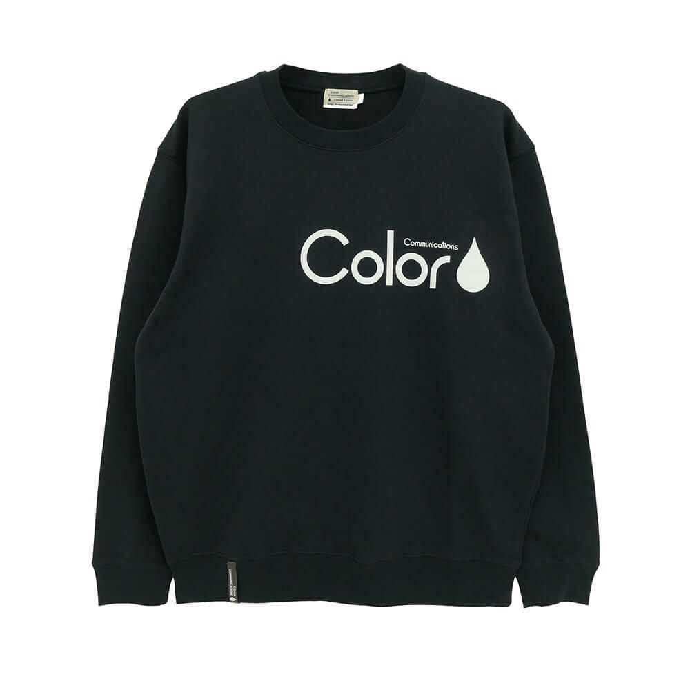COLOR COMMUNICATIONS CREW SWEAT カラーコミュニケーションズ トレーナー RE-PAINT CO. 2021 NAVY スケートボード スケボー 
