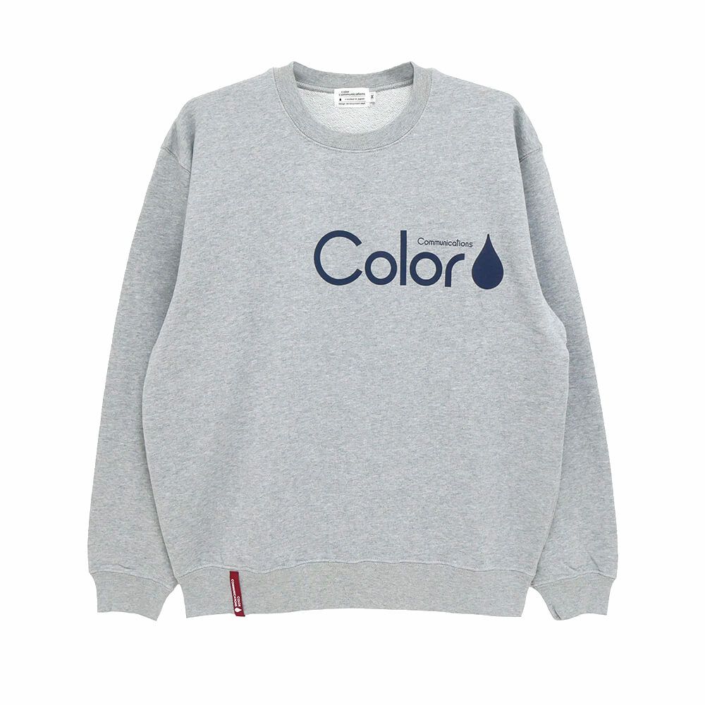 COLOR COMMUNICATIONS CREW SWEAT カラーコミュニケーションズ トレーナー RE-PAINT CO. 2021 GREY スケートボード スケボー 