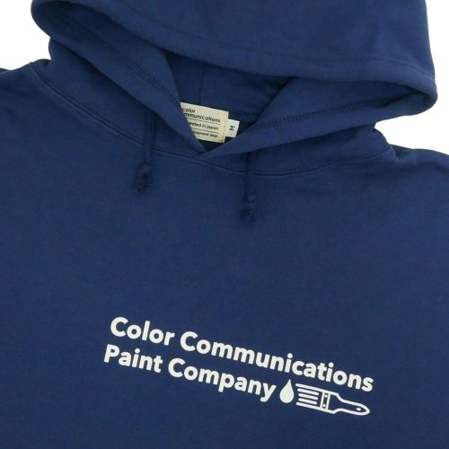 COLOR COMMUNICATIONS HOOD カラーコミュニケーションズ パーカー RE-PAINT COMPANY 2 2024 INDIGO スケートボード スケボー 1