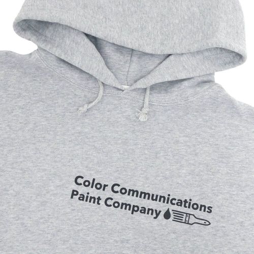 COLOR COMMUNICATIONS HOOD カラーコミュニケーションズ パーカー RE-PAINT COMPANY 2 2024 GREY スケートボード スケボー 1