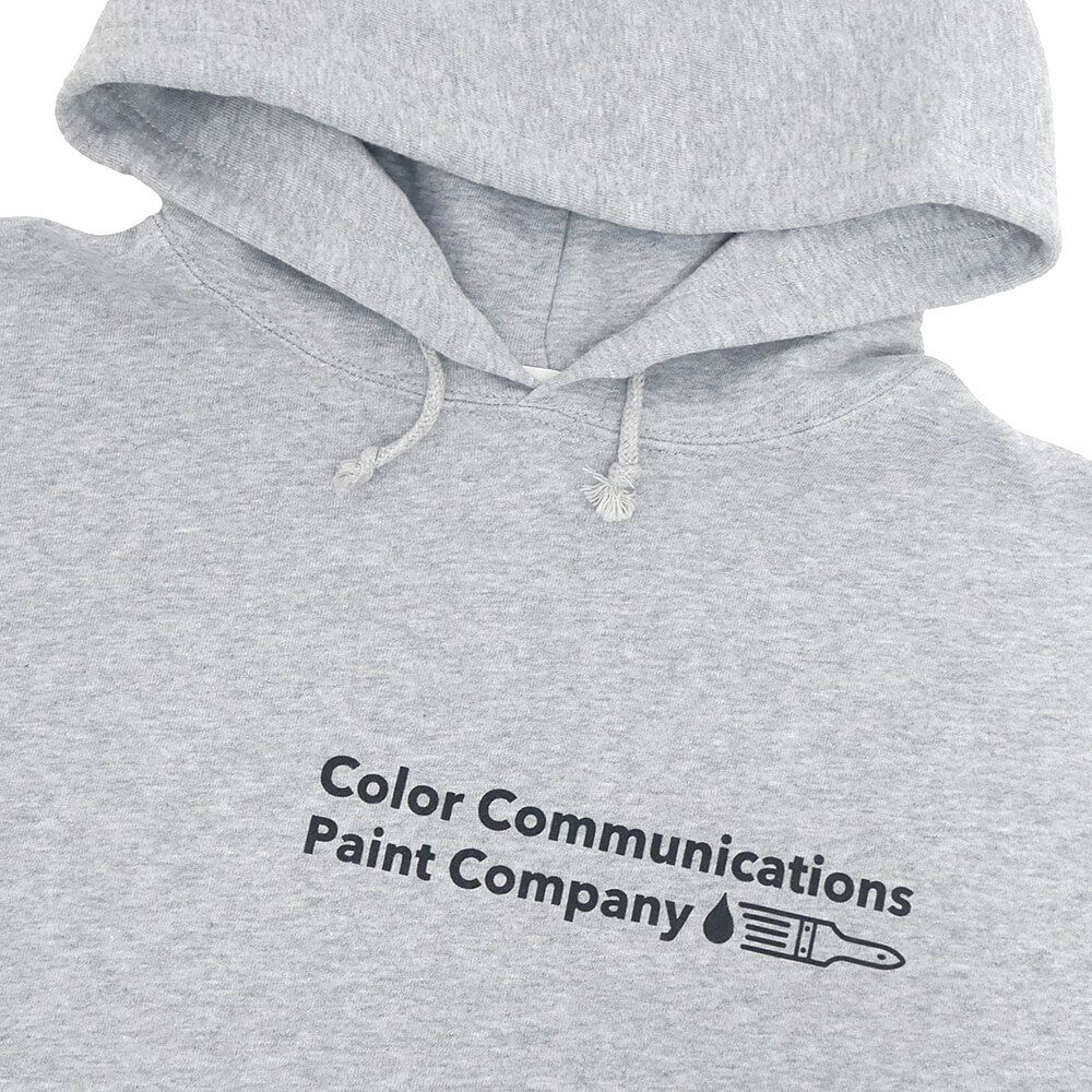 COLOR COMMUNICATIONS HOOD カラーコミュニケーションズ パーカー RE-PAINT COMPANY 2 2024 GREY スケートボード スケボー 1