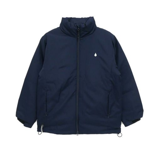 COLOR COMMUNICATIONS JACKET カラーコミュニケーションズ ジャケット DRIP EMB STAND COLLAR NAVY スケートボード スケボー 