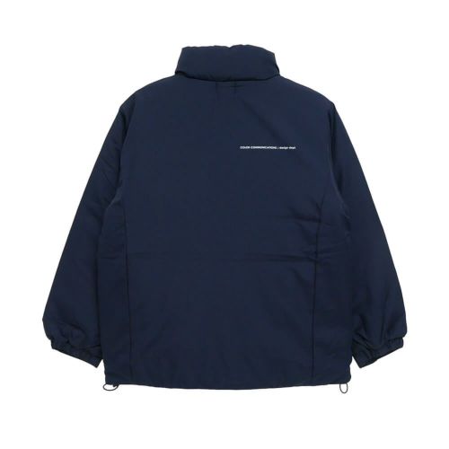 COLOR COMMUNICATIONS JACKET カラーコミュニケーションズ ジャケット DRIP EMB STAND COLLAR NAVY スケートボード スケボー 9
