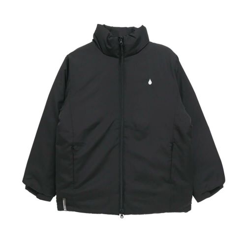 COLOR COMMUNICATIONS JACKET カラーコミュニケーションズ ジャケット DRIP EMB STAND COLLAR BLACK スケートボード スケボー 