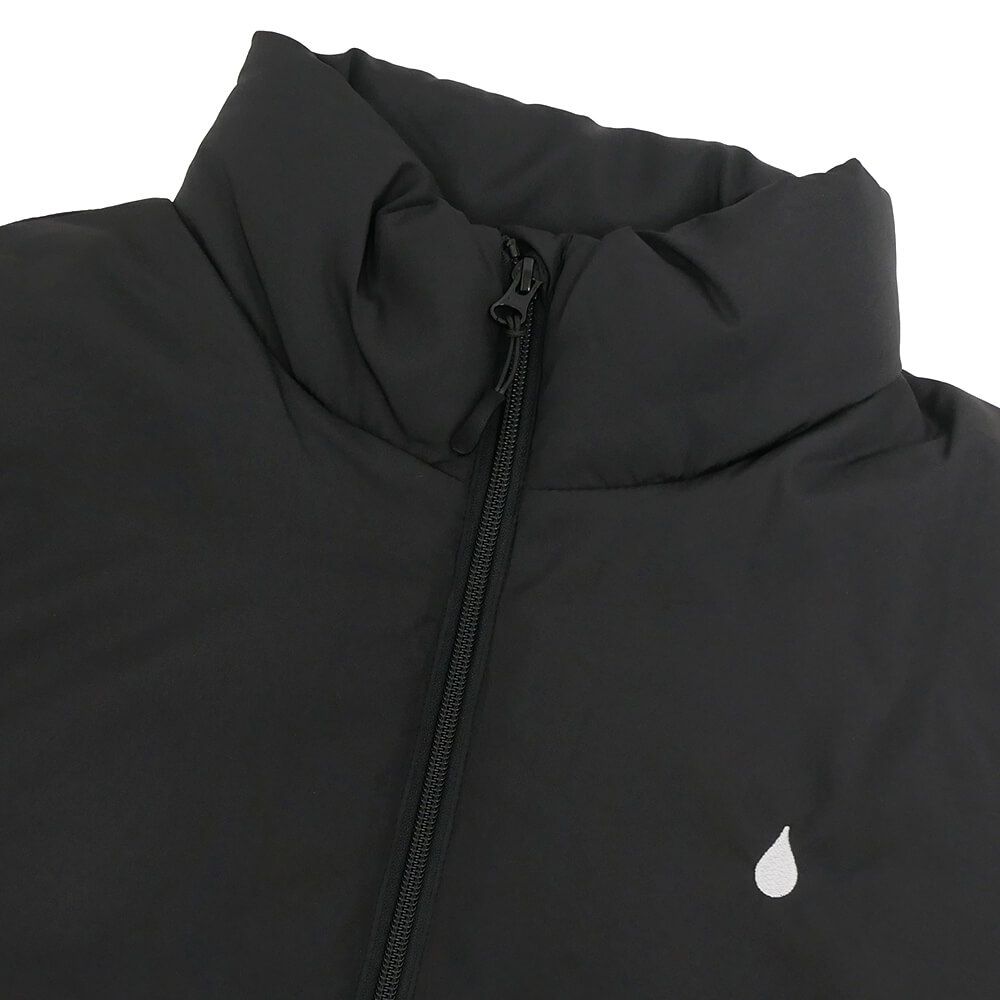 COLOR COMMUNICATIONS JACKET カラーコミュニケーションズ ジャケット DRIP EMB STAND COLLAR BLACK スケートボード スケボー 1