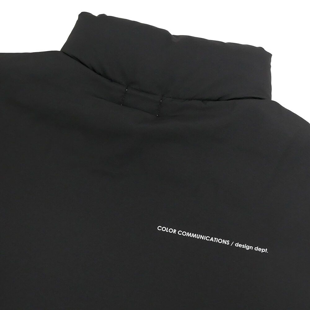COLOR COMMUNICATIONS JACKET カラーコミュニケーションズ ジャケット DRIP EMB STAND COLLAR BLACK スケートボード スケボー 8
