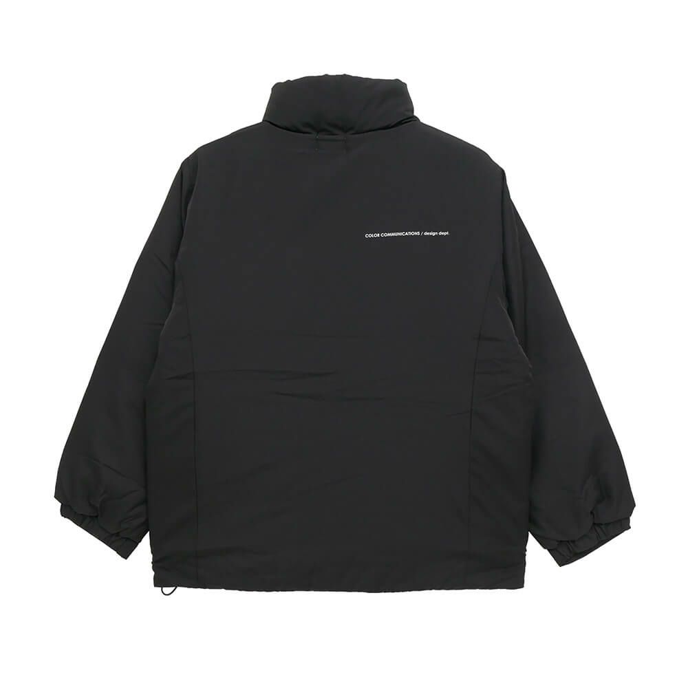 COLOR COMMUNICATIONS JACKET カラーコミュニケーションズ ジャケット DRIP EMB STAND COLLAR BLACK スケートボード スケボー 9