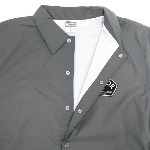 COLOR COMMUNICATIONS JACKET カラーコミュニケーションズ ジャケット DESIGN DEPT PATCH COACH CHARCOAL スケートボード スケボー 2