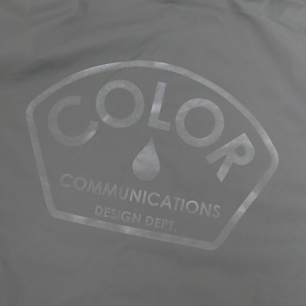 COLOR COMMUNICATIONS JACKET カラーコミュニケーションズ ジャケット DESIGN DEPT PATCH COACH CHARCOAL スケートボード スケボー 4