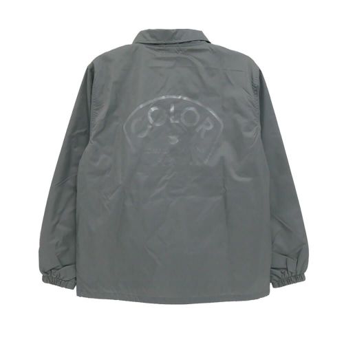 COLOR COMMUNICATIONS JACKET カラーコミュニケーションズ ジャケット DESIGN DEPT PATCH COACH CHARCOAL スケートボード スケボー 5