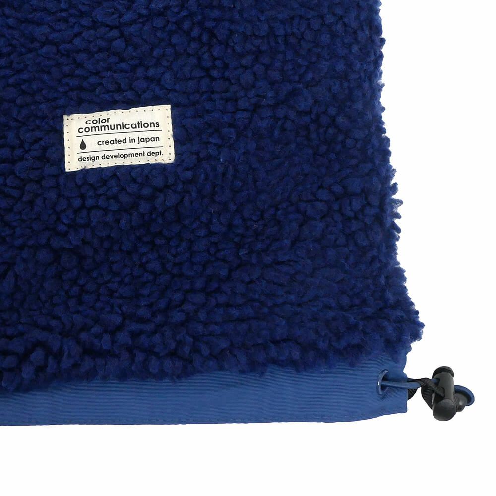 COLOR COMMUNICATIONS JACKET カラーコミュニケーションズ ジャケット DRIP EMB NYLON BOA REVERSIBLE NAVY/NAVY スケートボード スケボー 3