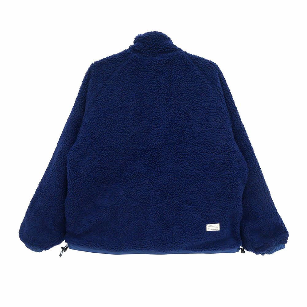 COLOR COMMUNICATIONS JACKET カラーコミュニケーションズ ジャケット DRIP EMB NYLON BOA REVERSIBLE NAVY/NAVY スケートボード スケボー 4