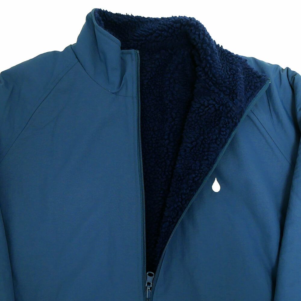 COLOR COMMUNICATIONS JACKET カラーコミュニケーションズ ジャケット DRIP EMB NYLON BOA REVERSIBLE NAVY/NAVY スケートボード スケボー 8