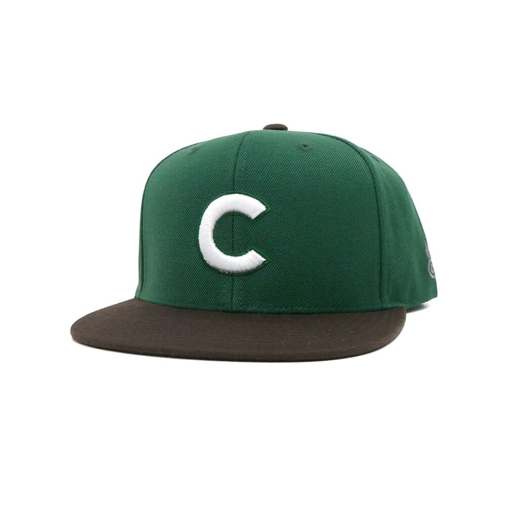 COLOR COMMUNICATIONS CAP カラーコミュニケーションズ キャップ BBC 2 TONE SNAPBACK GREEN/BROWN スケートボード スケボー 