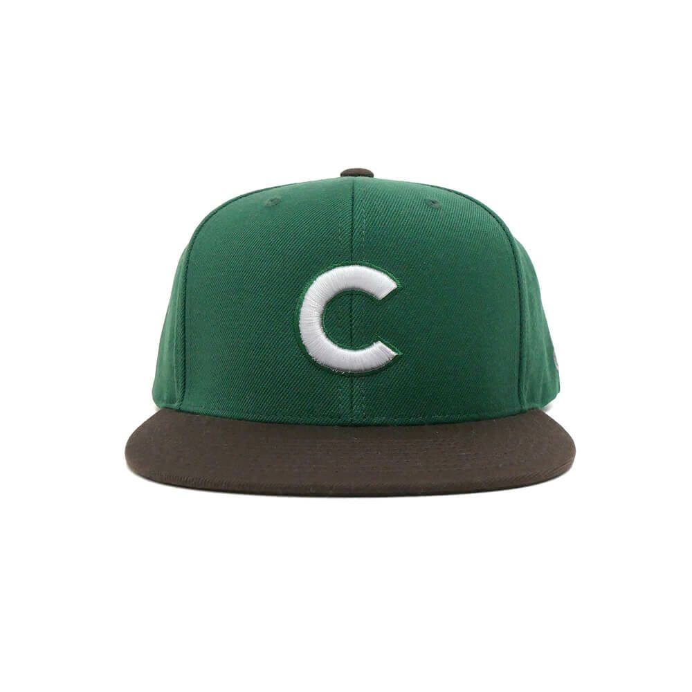 COLOR COMMUNICATIONS CAP カラーコミュニケーションズ キャップ BBC 2 TONE SNAPBACK GREEN/BROWN スケートボード スケボー 1