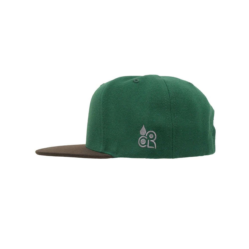 COLOR COMMUNICATIONS CAP カラーコミュニケーションズ キャップ BBC 2 TONE SNAPBACK GREEN/BROWN スケートボード スケボー 2