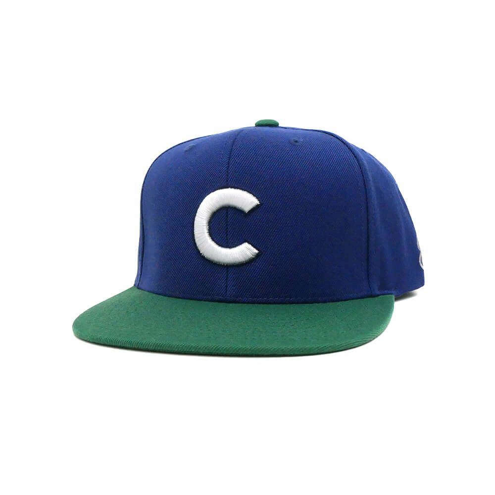 COLOR COMMUNICATIONS CAP カラーコミュニケーションズ キャップ BBC 2 TONE SNAPBACK NAVY/GREEN スケートボード スケボー 