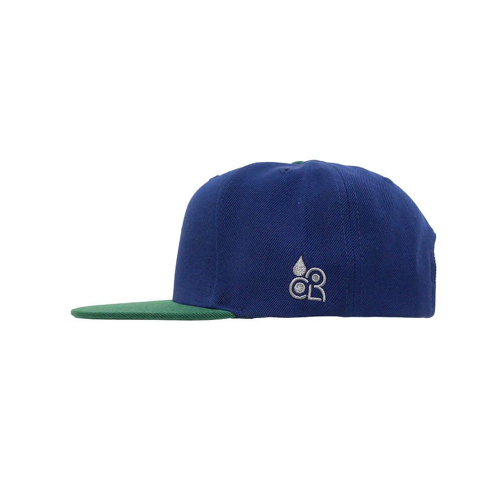 COLOR COMMUNICATIONS CAP カラーコミュニケーションズ キャップ BBC 2 TONE SNAPBACK NAVY/GREEN スケートボード スケボー 2