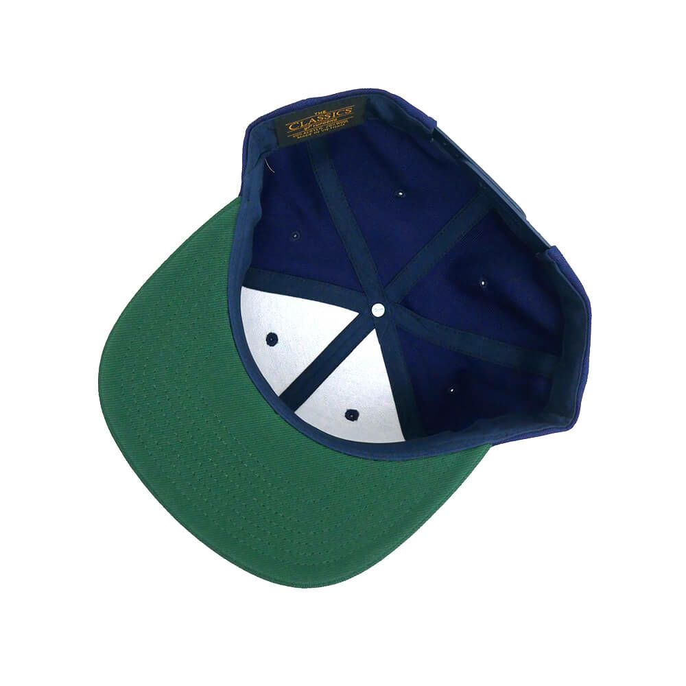 COLOR COMMUNICATIONS CAP カラーコミュニケーションズ キャップ BBC 2 TONE SNAPBACK NAVY/GREEN スケートボード スケボー 4
