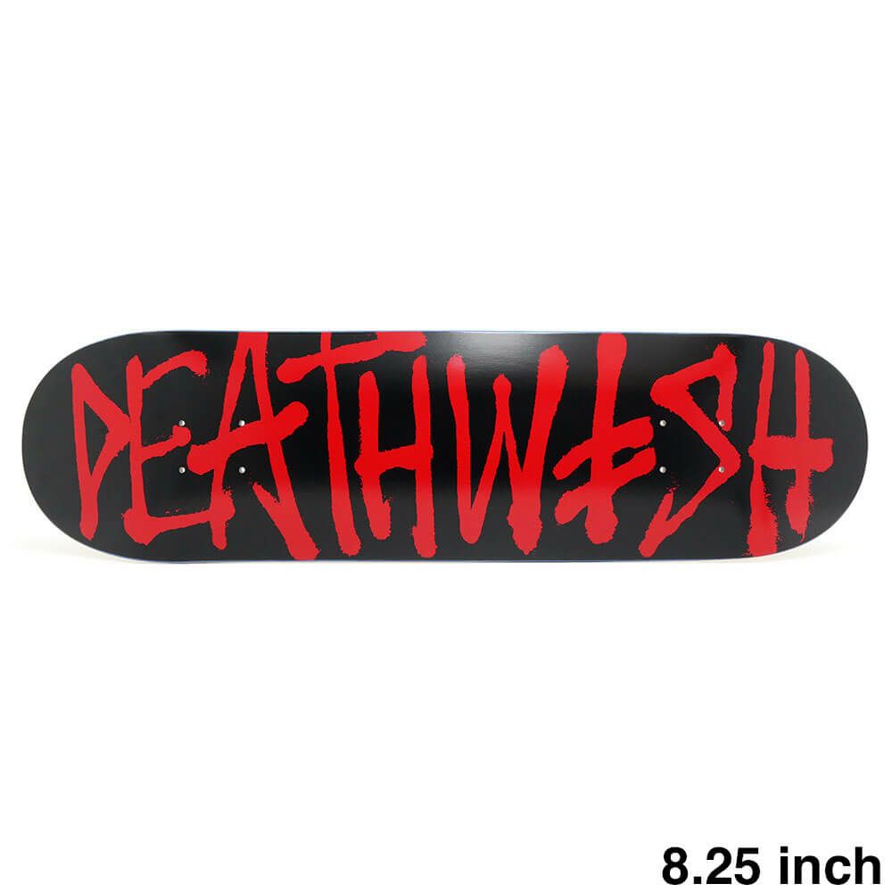 DEATHWISH DECK デスウィッシュ デッキ TEAM DEATHSPRAY BLACK/RED 8.25（DSM） スケートボード スケボー 1