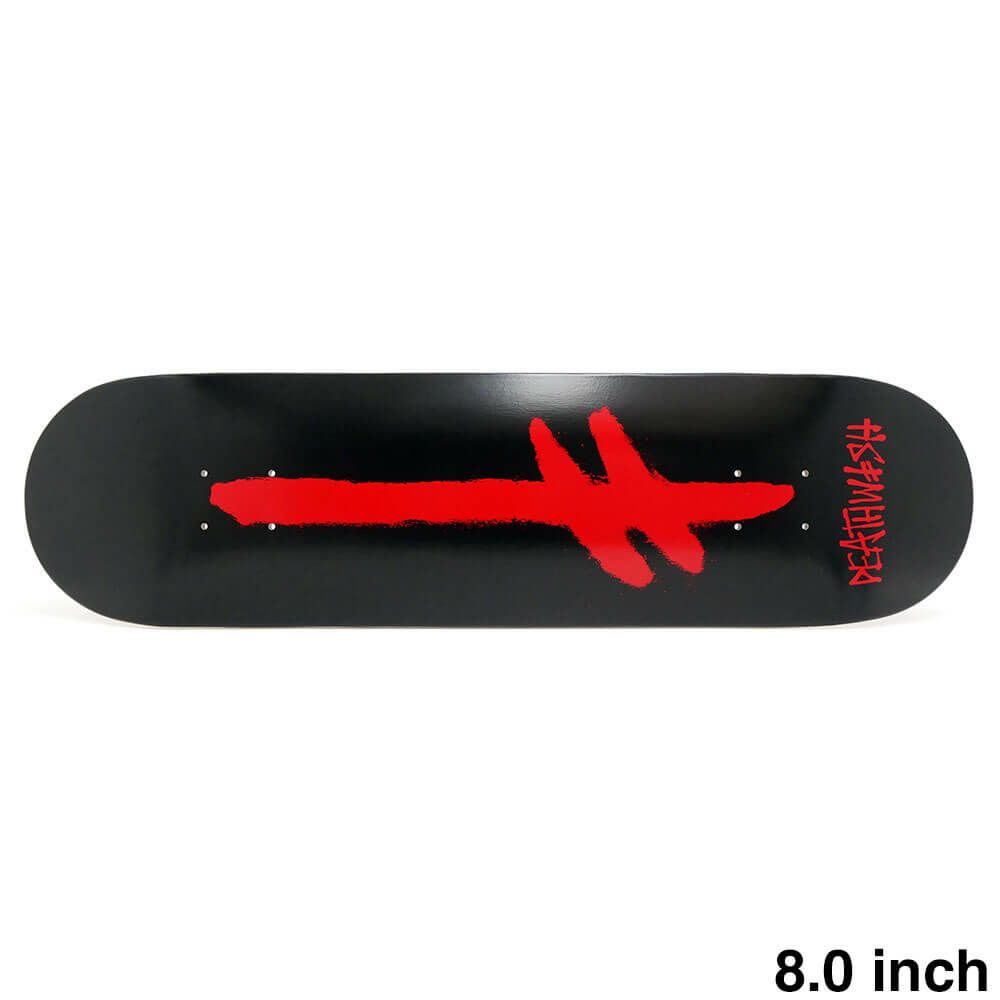 DEATHWISH DECK デスウィッシュ デッキ TEAM GANG SPRAY BLACK/RED 8.0（DSM） スケートボード スケボー 1