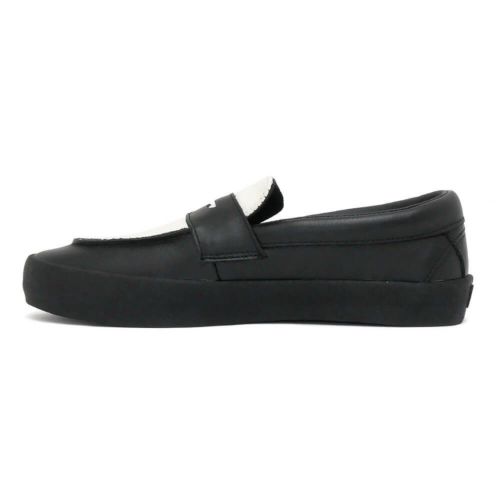 VANS SHOES バンズ シューズ スニーカー SKATE LOAFER LEATHER BLACK/WHITE（US企画） スケートボード スケボー 5