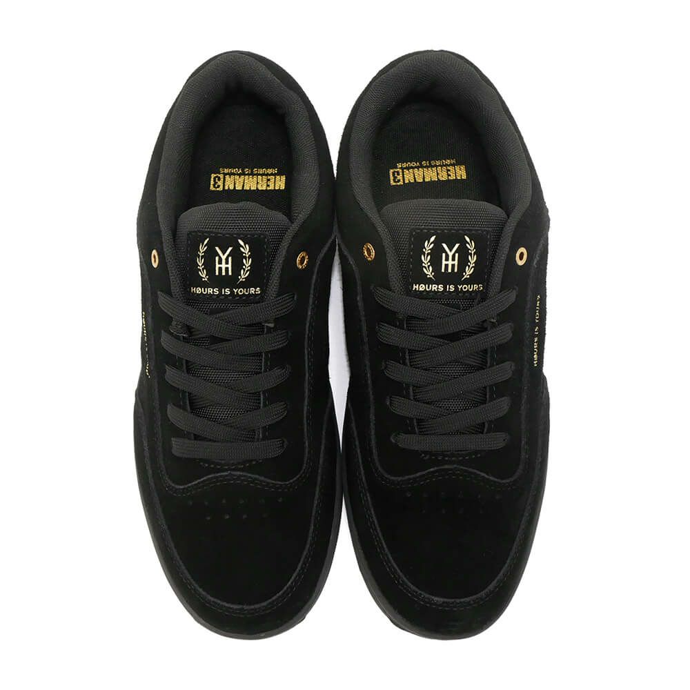 HOURS IS YOURS SHOES アワーズイズユアーズ シューズ スニーカー HERMAN 3 BLACKOUT スケートボード スケボー 2