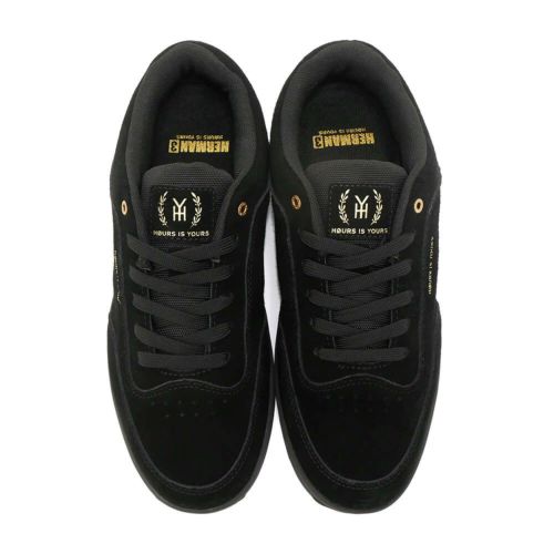 HOURS IS YOURS SHOES アワーズイズユアーズ シューズ スニーカー HERMAN 3 BLACKOUT スケートボード スケボー 2