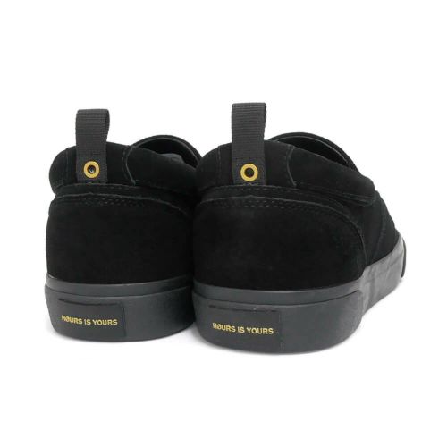 HOURS IS YOURS SHOES アワーズイズユアーズ シューズ スニーカー COHIBA SL30 SUEDE BLACK スケートボード スケボー　3