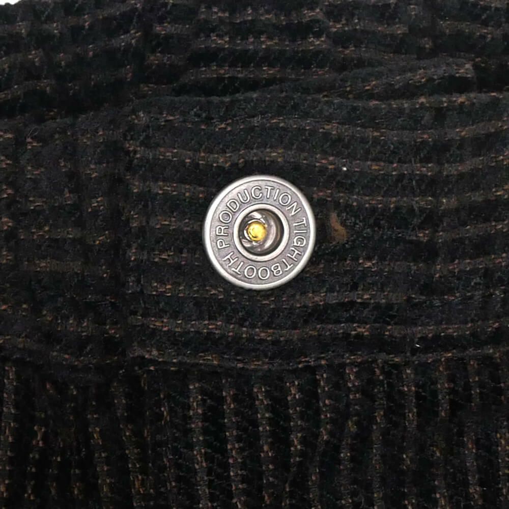 TIGHTBOOTH（TBPR） PANTS タイトブース パンツ ジーンズ DOT CORD BALLOON BLACK スケートボード スケボー 4