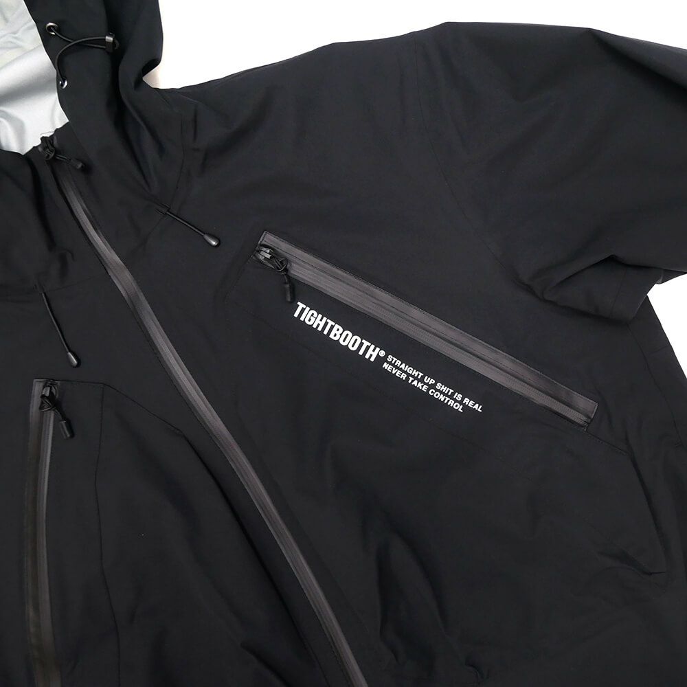 TIGHTBOOTH（TBPR） JACKET タイトブース ジャケット MOUNTAIN PARKA BLACK スケートボード スケボー 2