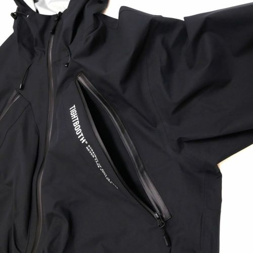 TIGHTBOOTH（TBPR） JACKET タイトブース ジャケット MOUNTAIN PARKA BLACK スケートボード スケボー 3