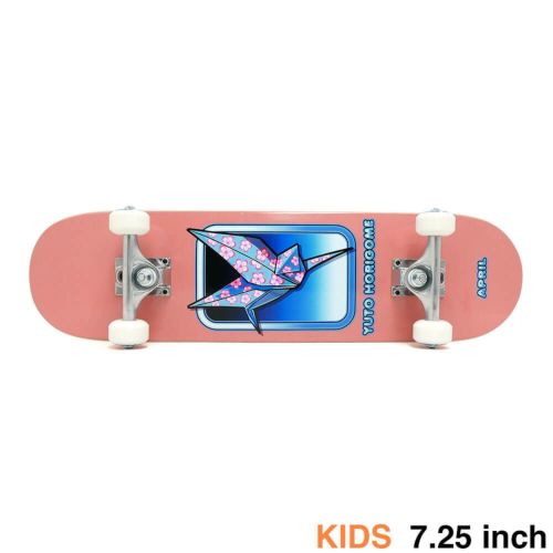 防水ケース付き APRIL エイプリル コンプリートセット スケートボード完成品（子供用） YUTO HORIGOME ORIGAMI 7.25 スケートボード スケボー 1