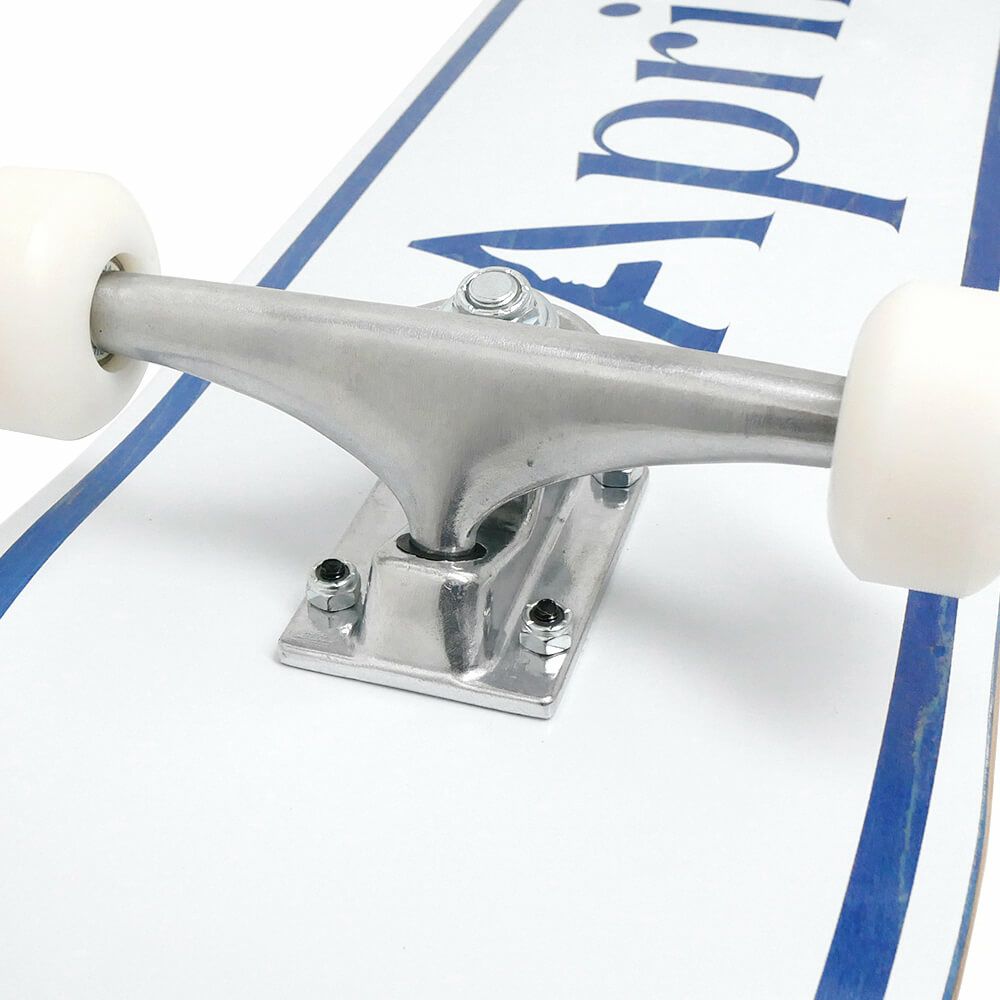 防水ケース付き APRIL エイプリル コンプリートセット スケートボード完成品 OG LOGO BLUE 8.0 スケートボード スケボー 3