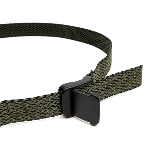 COLOR COMMUNICATIONS BELT カラーコミュニケーションズ ベルト T-LOCK PATTERN WAWA WEAVE OLIVE スケートボード スケボー　4