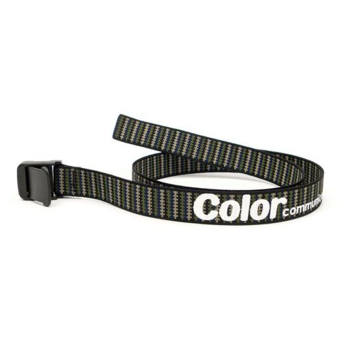 COLOR COMMUNICATIONS BELT カラーコミュニケーションズ ベルト T-LOCK PATTERN WAWA ZIG ZAG BLACK スケートボード スケボー 1
