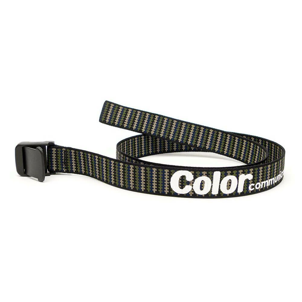 COLOR COMMUNICATIONS BELT カラーコミュニケーションズ ベルト T-LOCK PATTERN WAWA ZIG ZAG BLACK スケートボード スケボー 1