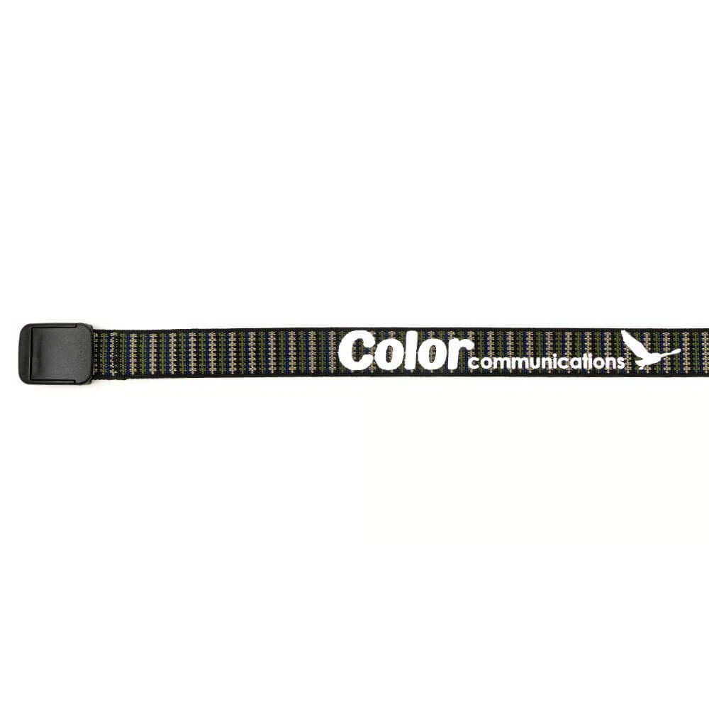 COLOR COMMUNICATIONS BELT カラーコミュニケーションズ ベルト T-LOCK PATTERN WAWA ZIG ZAG BLACK スケートボード スケボー 3
