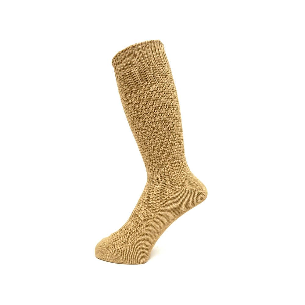 TIGHTBOOTH（TBPR）SOCKS タイトブース ソックス 靴下 WAFFLE BEIGE スケートボード スケボー 1