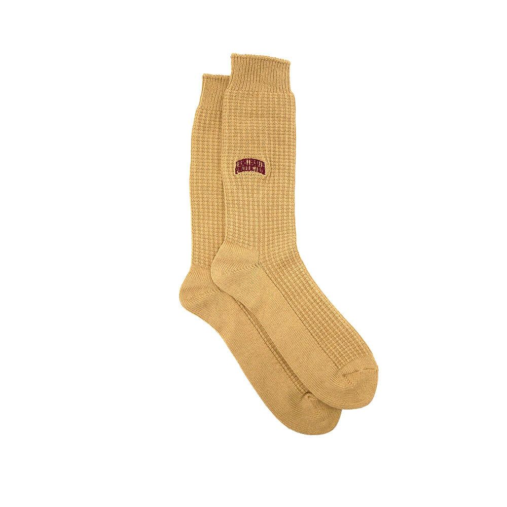 TIGHTBOOTH（TBPR）SOCKS タイトブース ソックス 靴下 WAFFLE BEIGE スケートボード スケボー 3