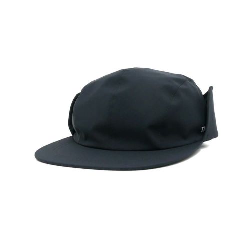 TIGHTBOOTH（TBPR）CAP タイトブース キャップ 3 LAYER FLAP CAMP BLACK スケートボード スケボー 