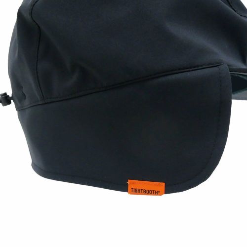 TIGHTBOOTH（TBPR）CAP タイトブース キャップ 3 LAYER FLAP CAMP BLACK スケートボード スケボー 5